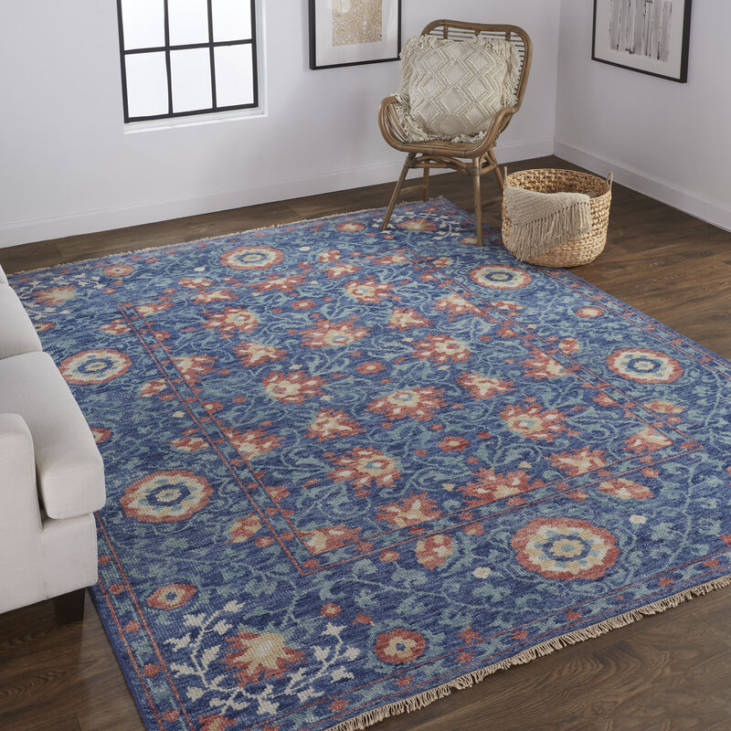 Beall 6713F Blue  7'9" X 9'9" Rug