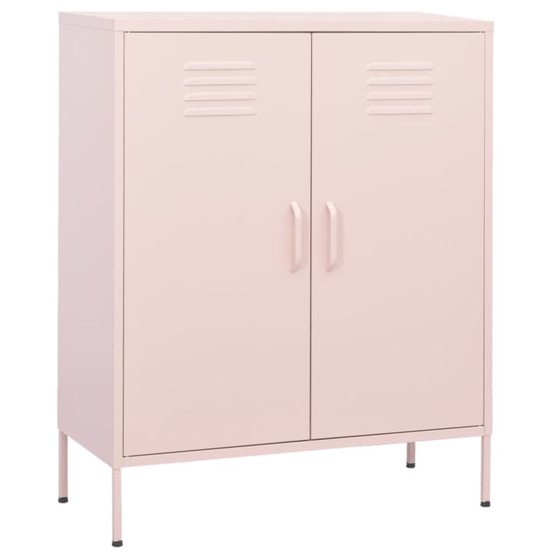vidaXL Storage Cabinet 31.5"x13.8"x40" Steel