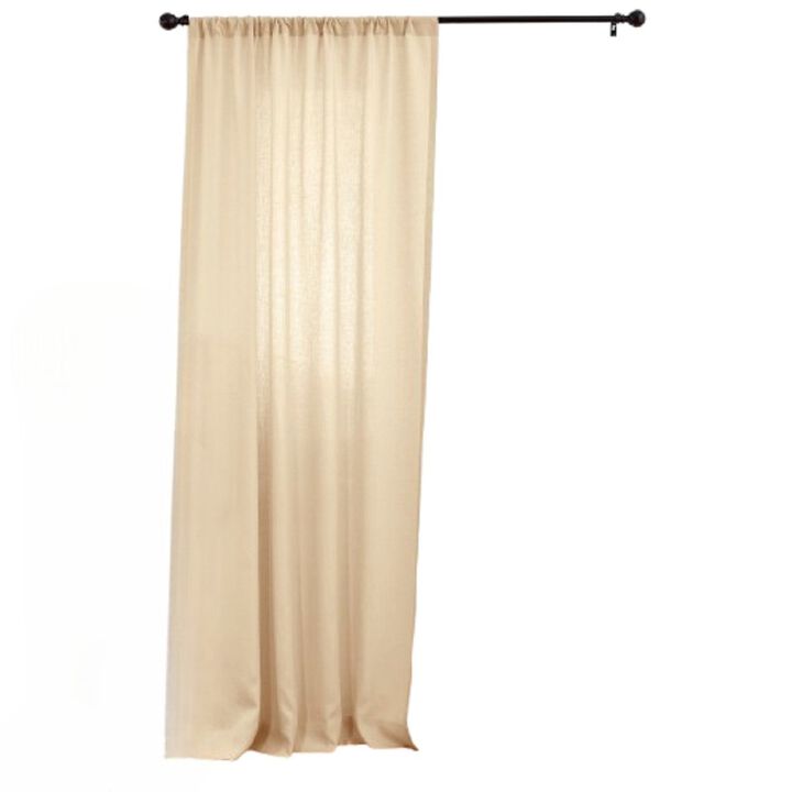 Solino Home 100% Pure Linen Curtain | Linen for Thanksgiving, Christmas