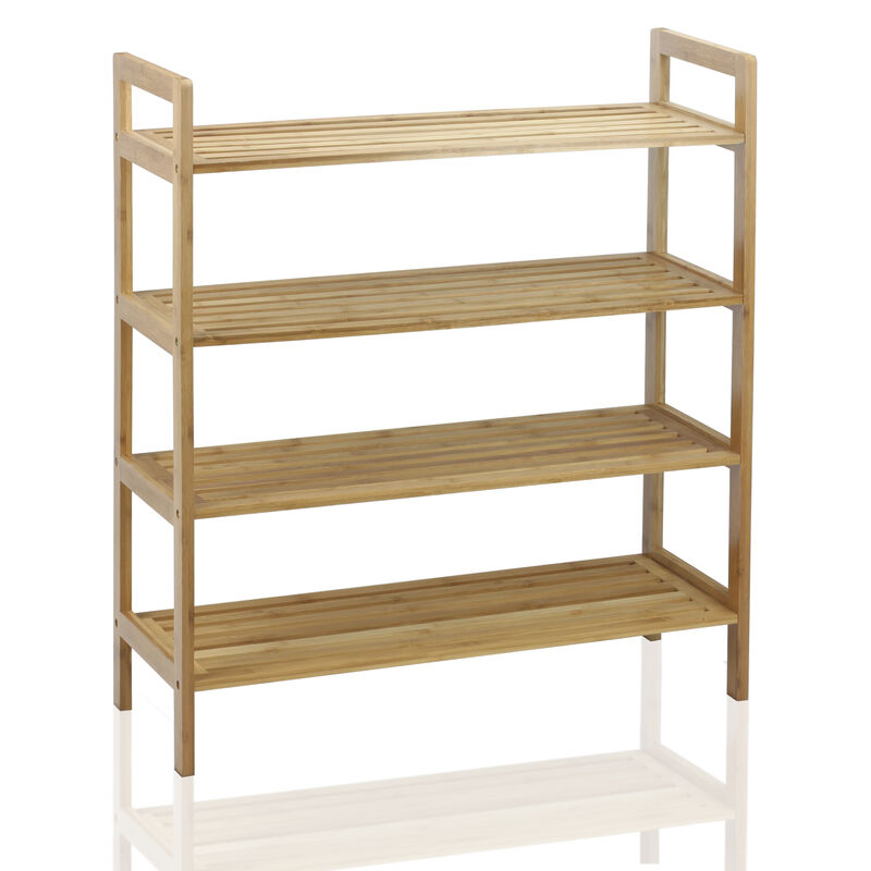 Oceanstar 4-Tier Bamboo Shoe Rack
