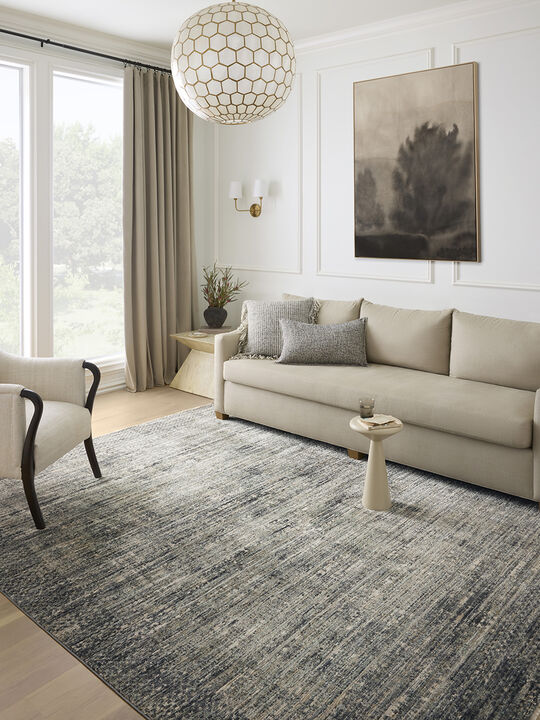 Soho SOH06 Multi/Slate 18" x 18" Sample Rug