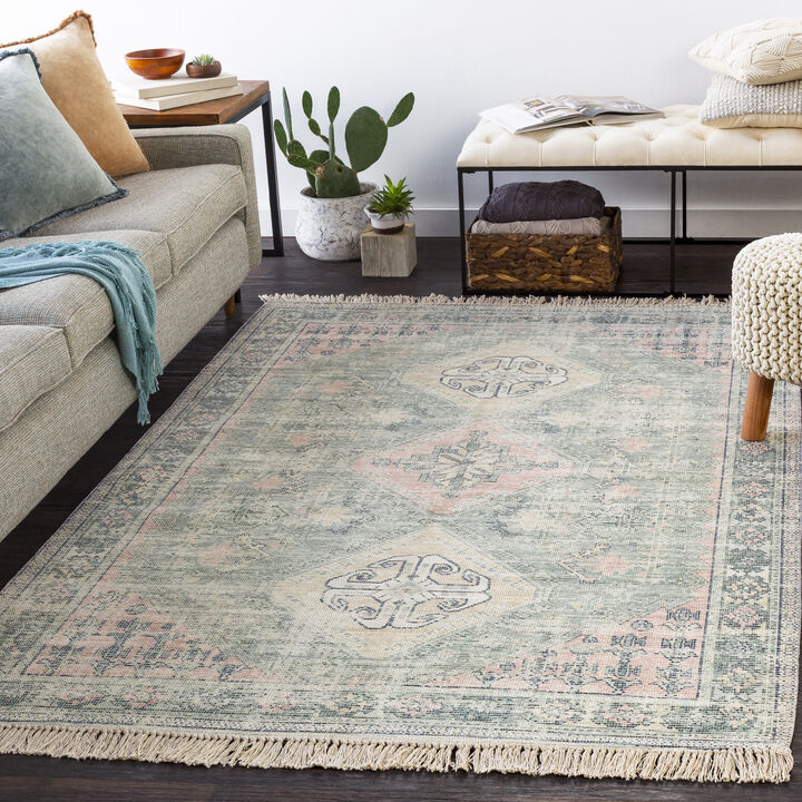 Zainab ZAI-2316 8' x 10' Green Rug