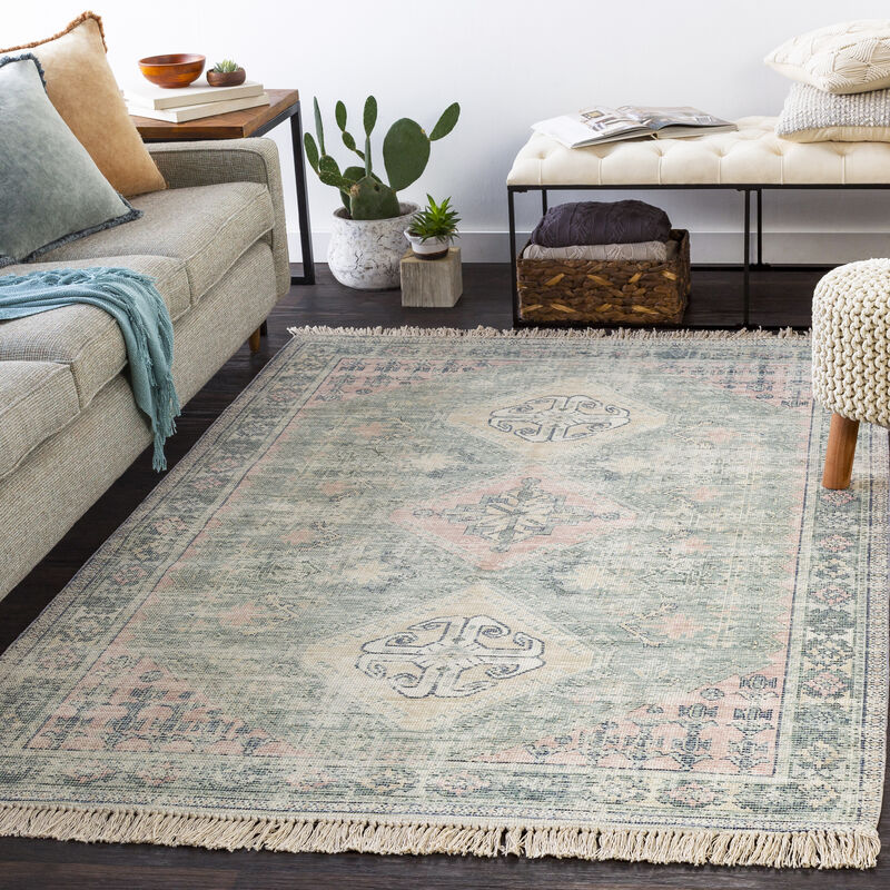 Zainab ZAI-2316 8' x 10' Green Rug