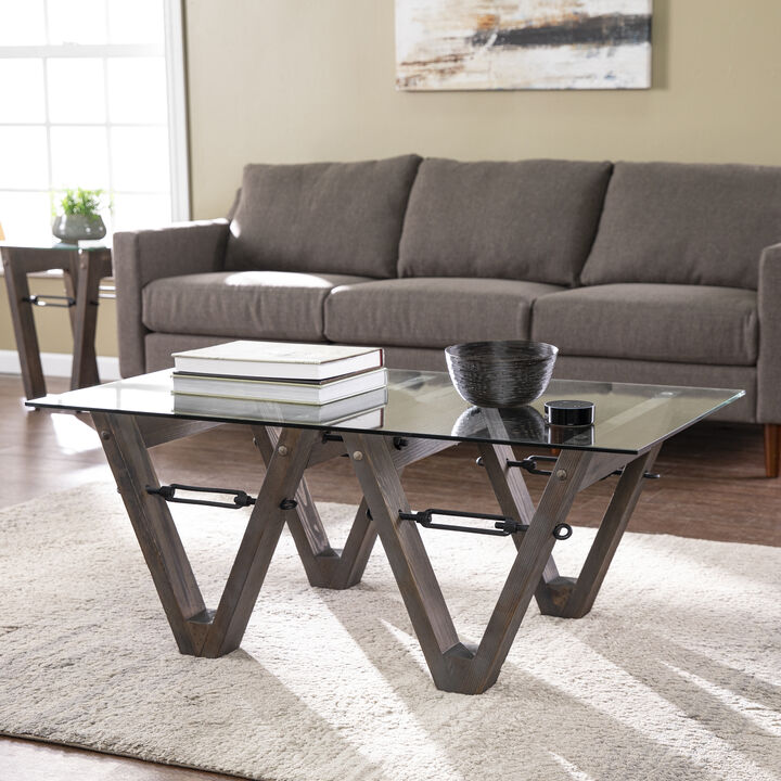 Remi Reclaimed Wood Cocktail Table