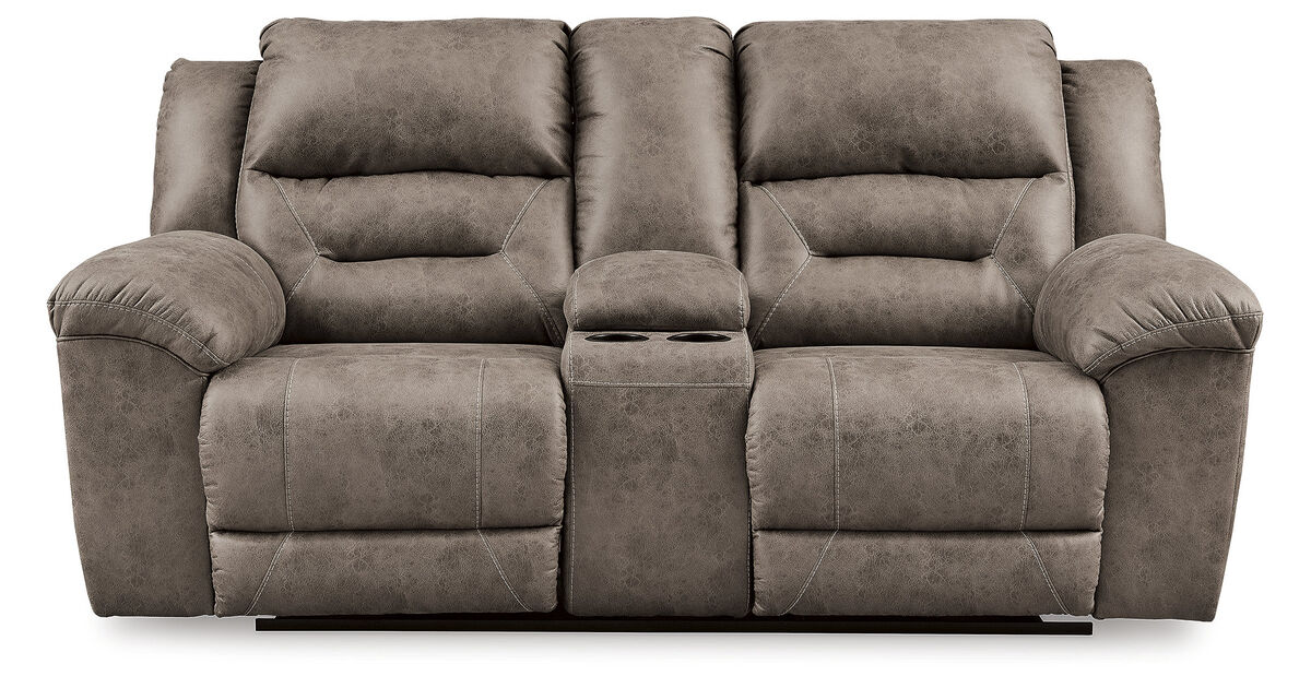 Stoneland Reclining Loveseat W/Console