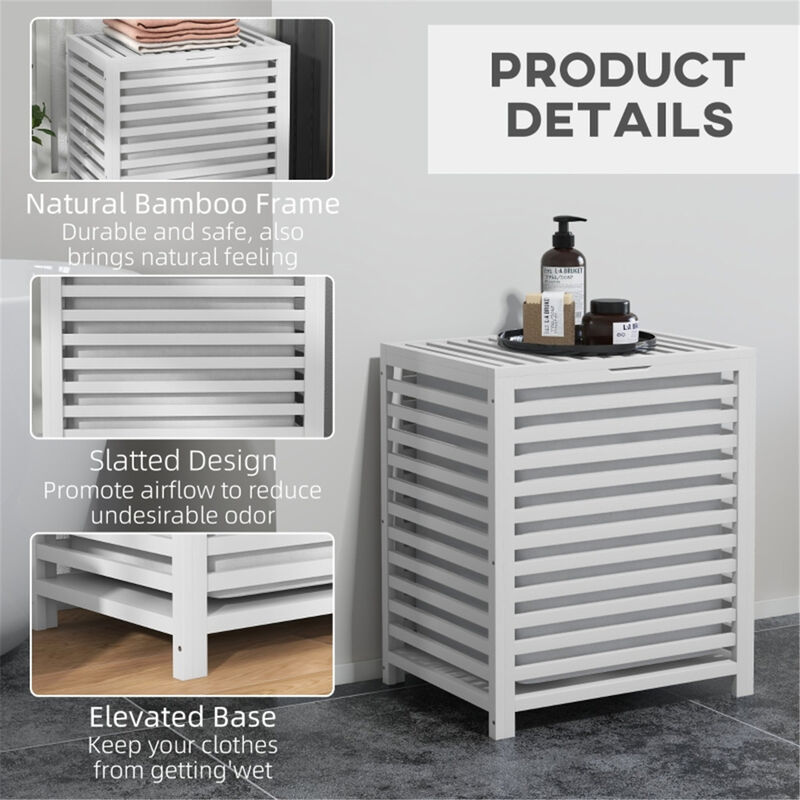 Durable Laundry Basket with Handles – Collapsible Hamper for Clothes Storage & Organization