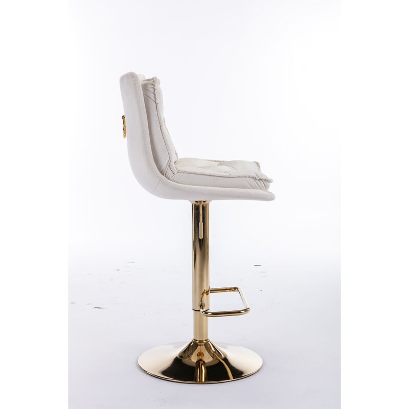 Chrome Swivel Bar Stools Set