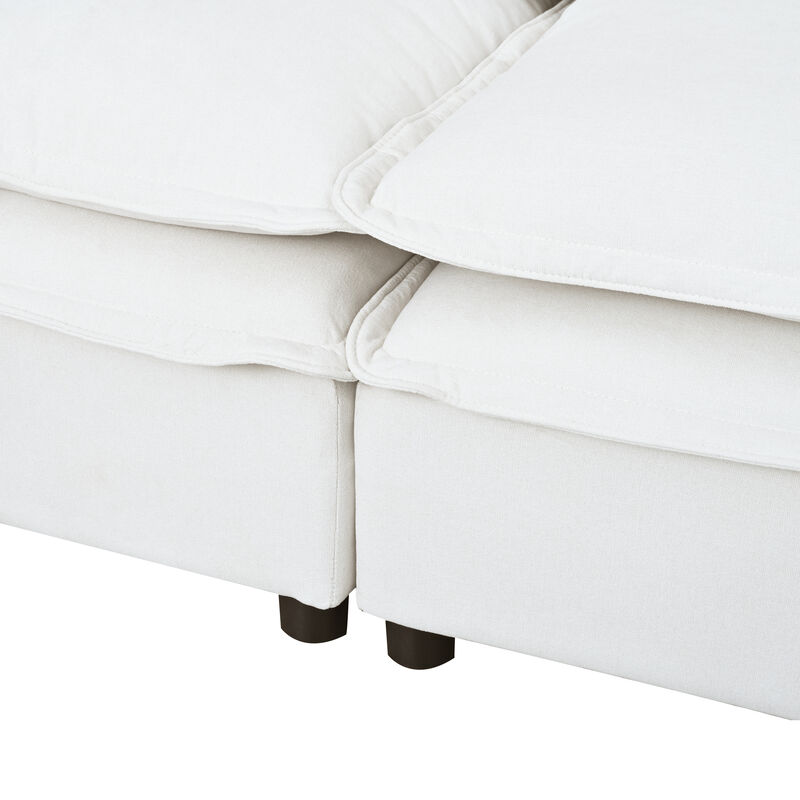 Merax Polyester Double-Layer Cushion Modular Sofa
