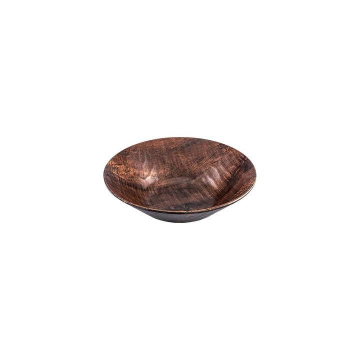 Turgla Composite dia.10.5" h:3" 2.35 qt. Round Brown Composite Bowl