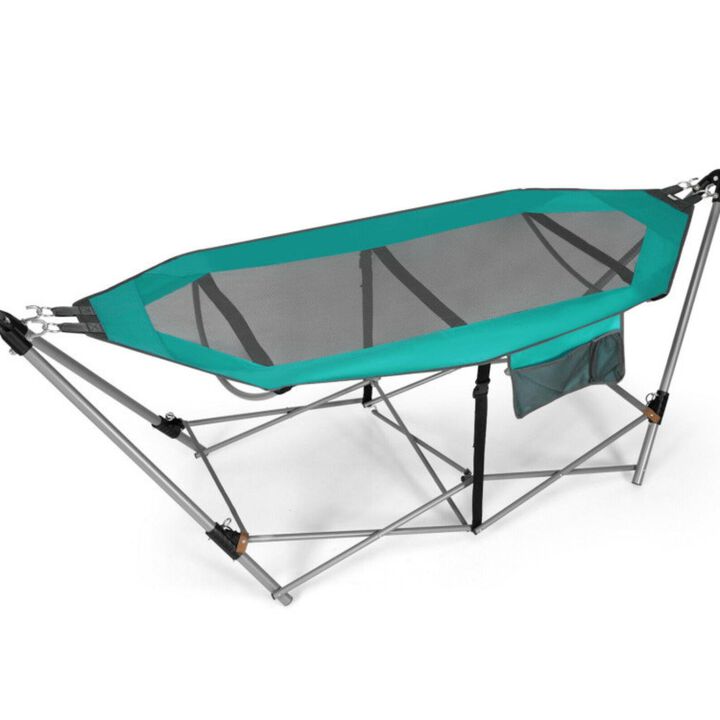 Hivvago Portable Folding Hammock with Hammock Stand