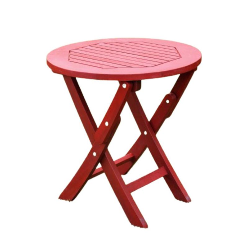 Acacia Round Folding Table