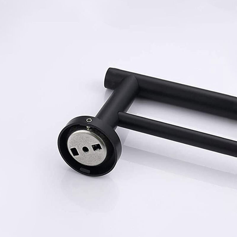 Bathroom Towel Bar Wall Mounted Double Rods Stainless Steel Towel Rack