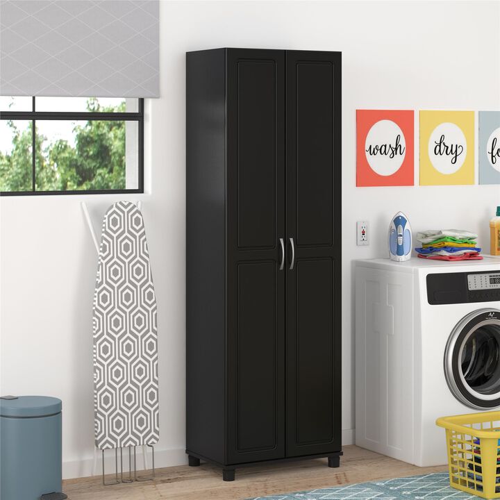 Kendall 24" Utility Storage Cabinet, Black