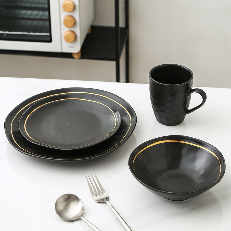 Stone Lain Clara Porcelain 16 Piece Dinnerware Set