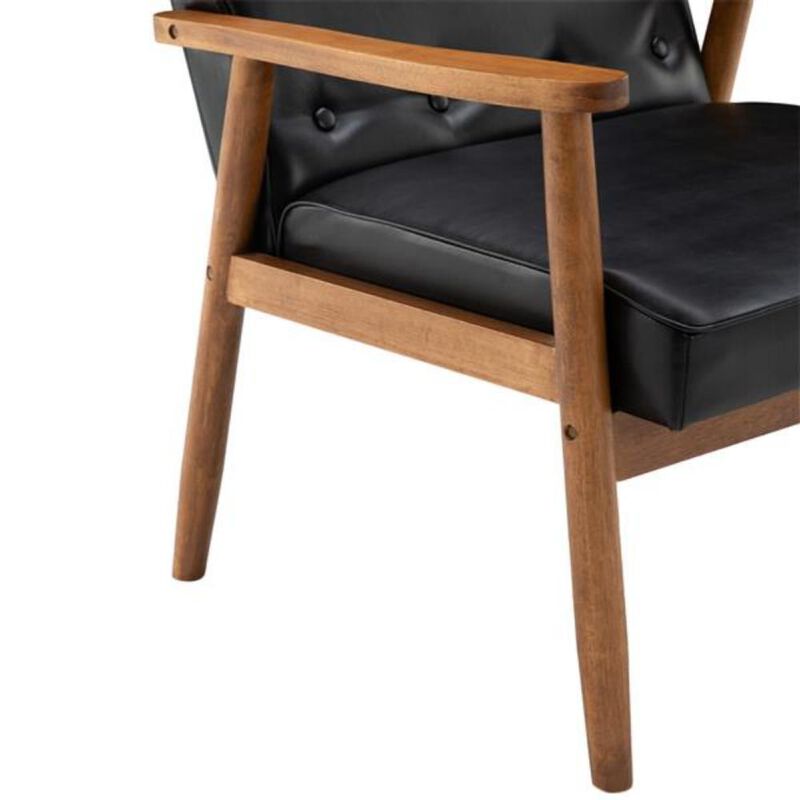 Modern Wooden Single Chair Stylish and Comfortable Seating for Home or Office