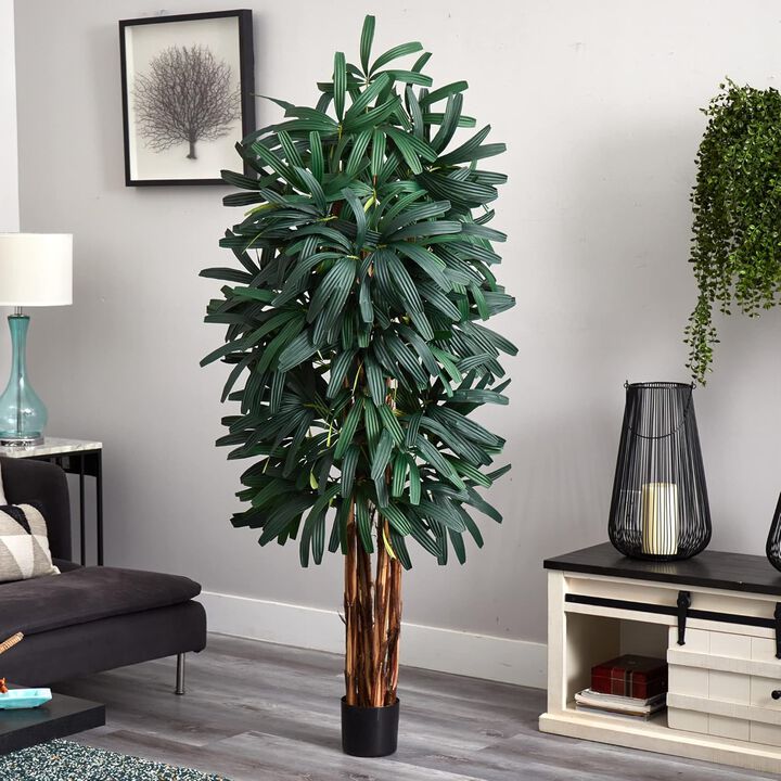 Hivvago 6 Feet Raphis Palm Tree