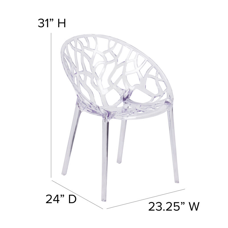 Clear Stacking Side Chair