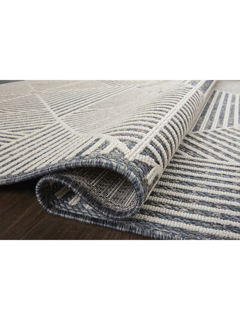 Rainier Denim/Ivory 9'2" x 12'2" Rug