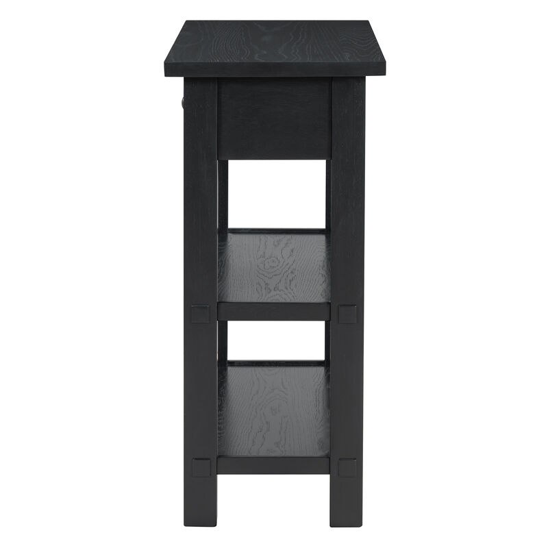 Merax  Retro Console Table with A Drawer