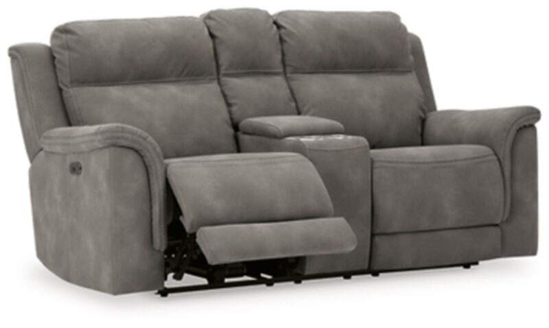 DuraPella Power Reclining Loveseat with Console