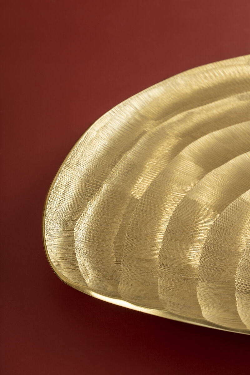 Zest Gold Decorative Tray 12"