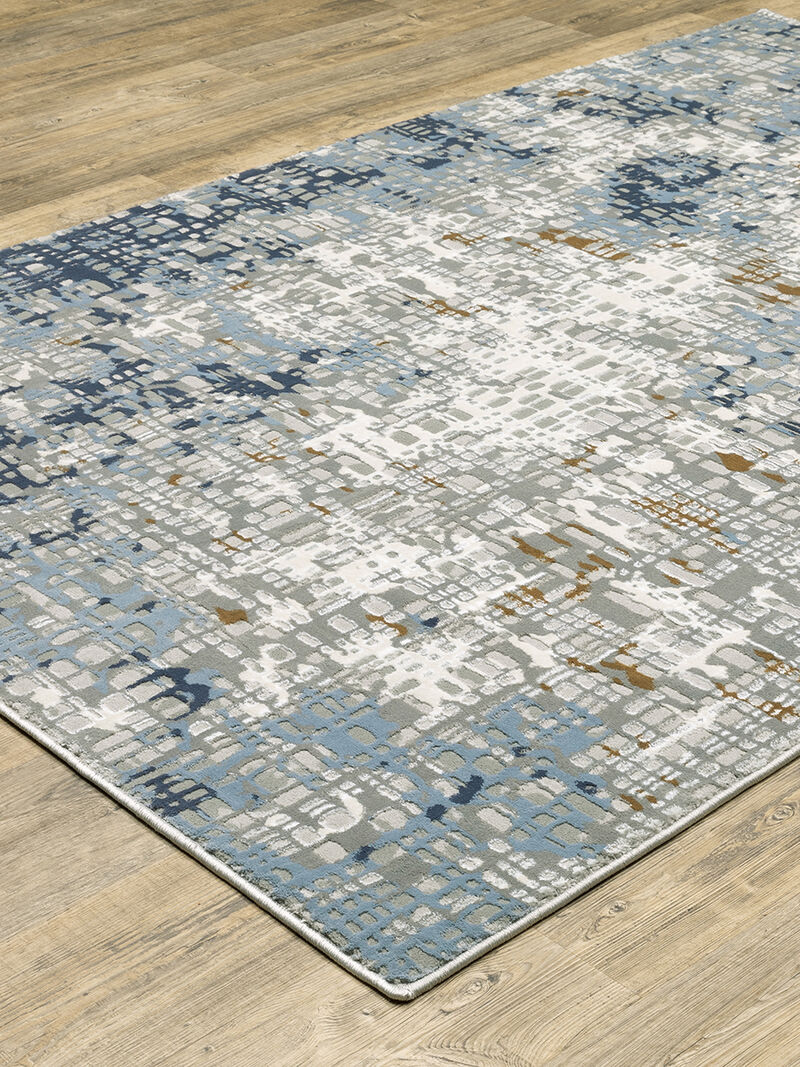 Easton 3'3" x 5' Blue Rug