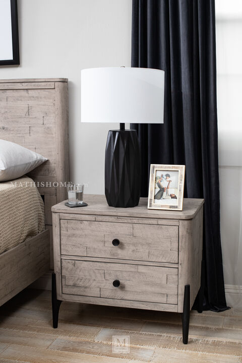 Zane 2-Drawer Nightstand