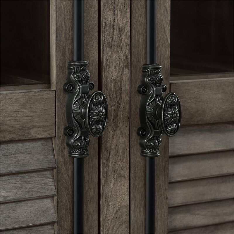 Sienna Park Beverage Cabinet, Weathered Oak