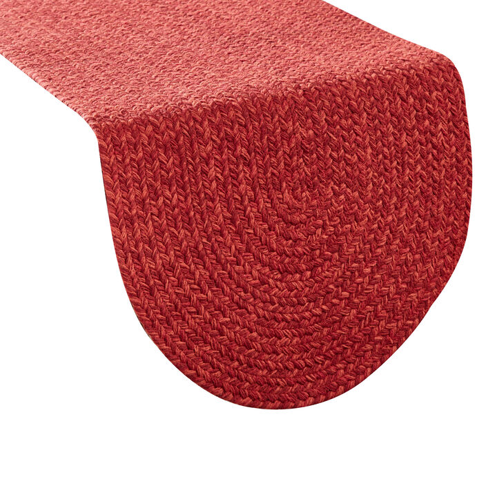 Park Designs Paprika Spice Bin Braided Table Runner 15" X 54"