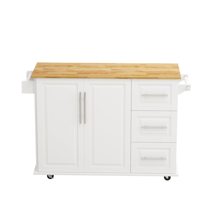 Streamdale Kitchen Island Cart with Storage