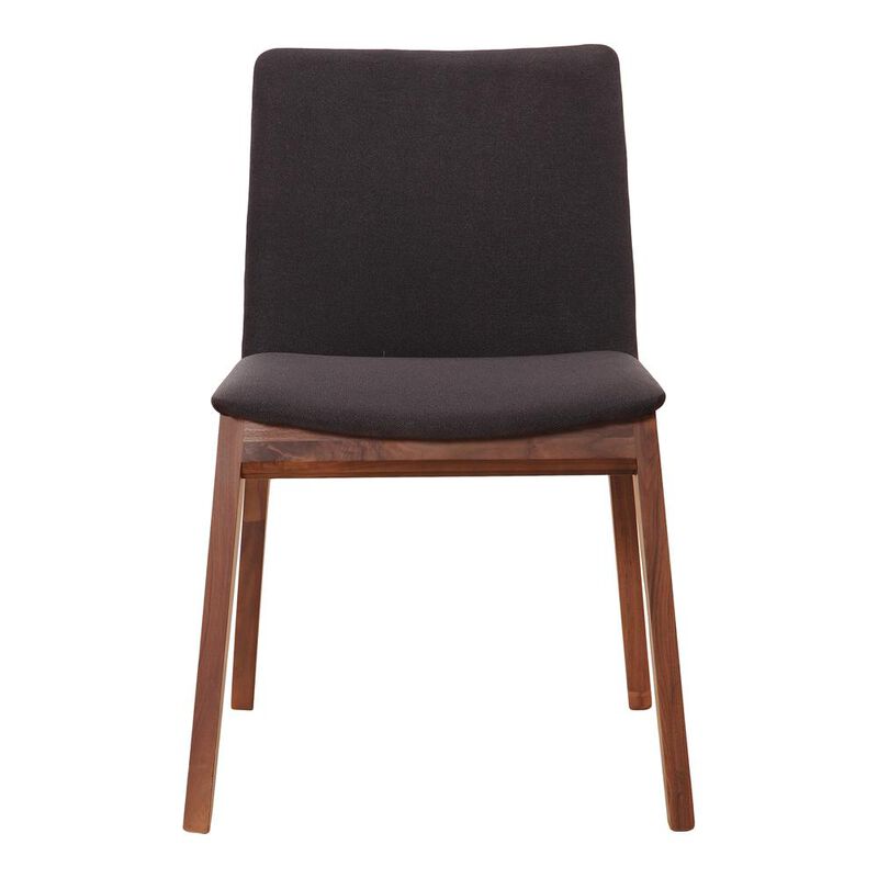 Moe's Home Collection Deco Dining Chair Black-Set Of Two