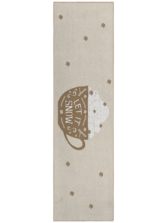 Wonderland WN7 Beige 2'3" x 7'6" Rug