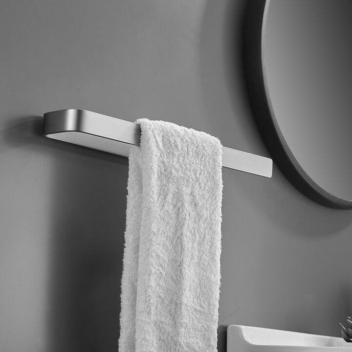 Square Towel Ring Thickened Space Hand Towel Holder for Bathroom