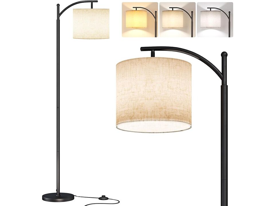 Metal Standing Lamps with Adjustable Hanging Lampshade