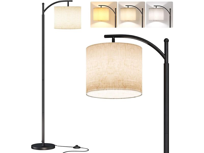 Metal Standing Lamps with Adjustable Hanging Lampshade