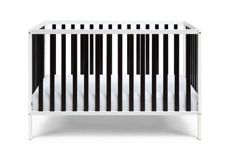 Baby Cache Deux Remi 3-in-1 Convertible Island Crib White/Black