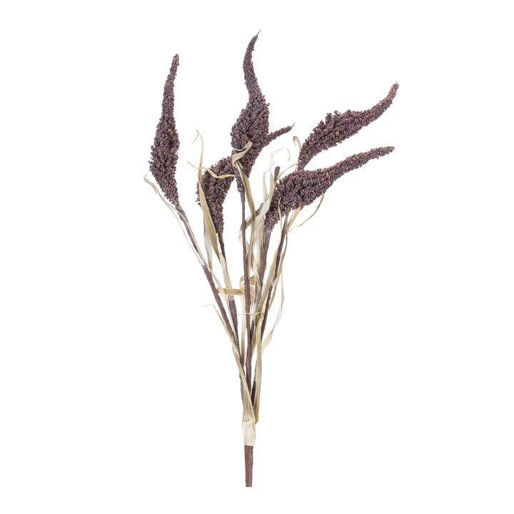 Decorative Seeded Harvest Bushes - Set of 12 for Seasonal Styling