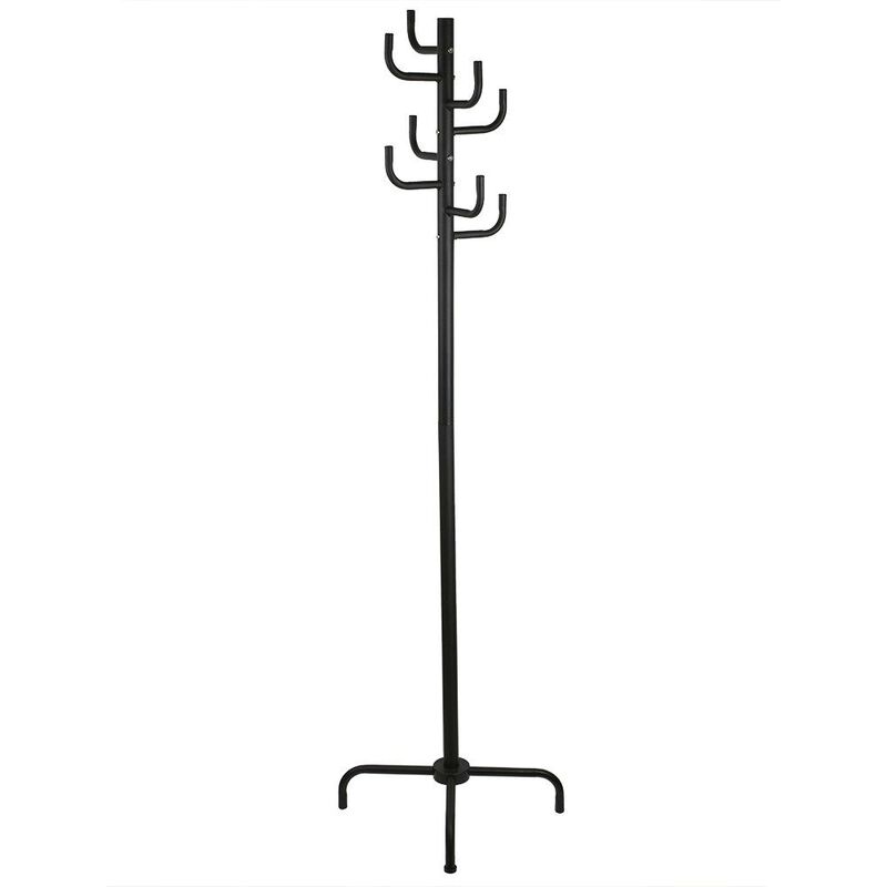 Hivvago Metal Coat Rack Entry Hall Tree Hat Rack