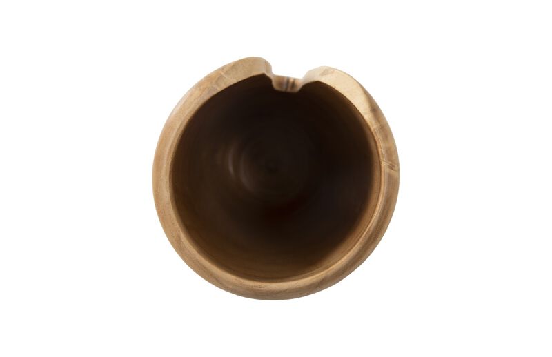 Interval Large Wood Vase