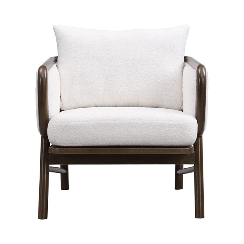 Merax Upholstered Armchair Fabric Accent Chair