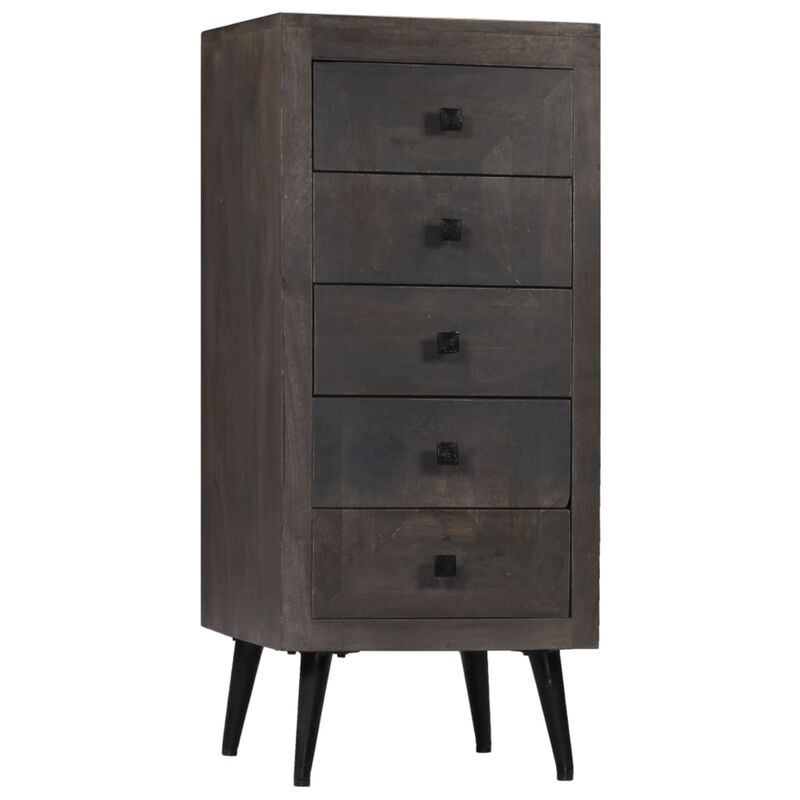 vidaXL Sideboard Solid Mango Wood 15.7"x15.7"x35.8"