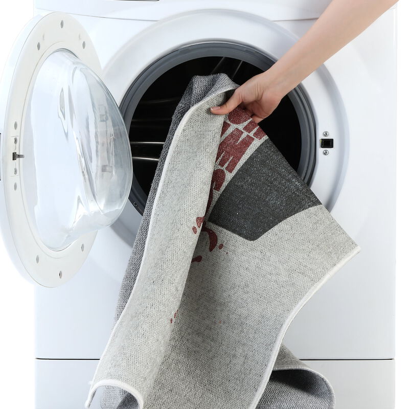 SUSSEXHOME Non Skid 70 % Cotton Washable Kitchen Runner Rug - 20 x 59 Inches