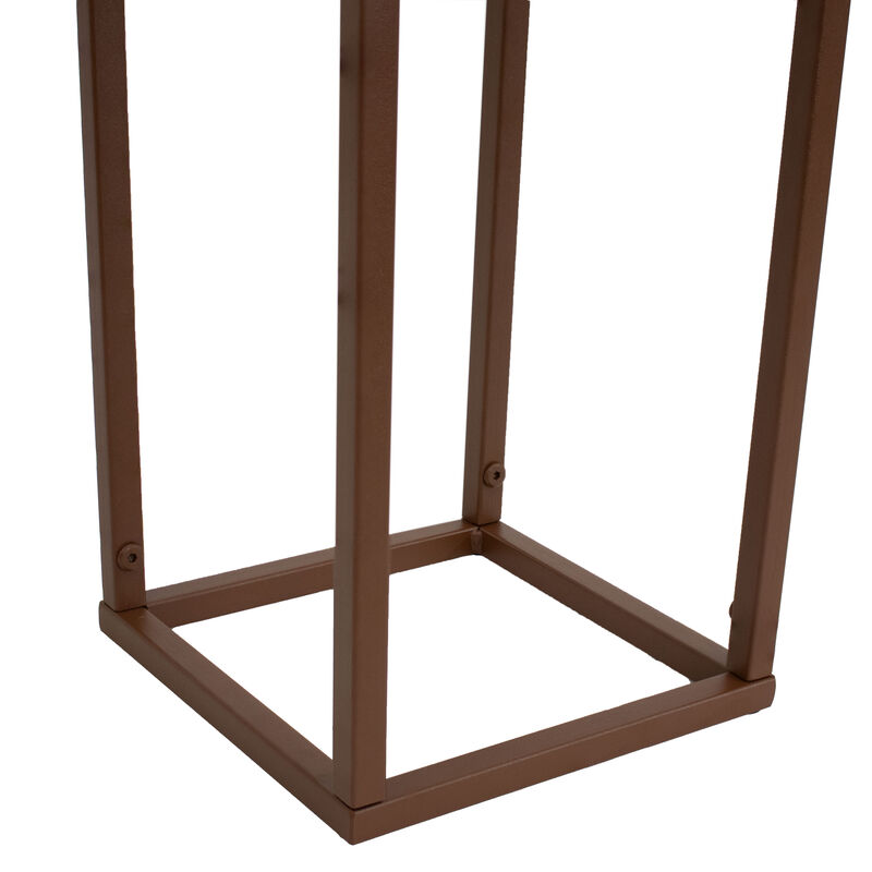 Modern Simplicity 27" H Outdoor Elevated Planter - 2-Pack