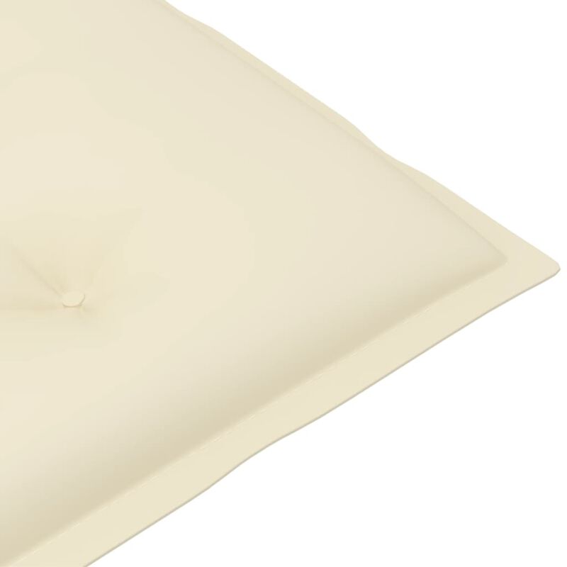 vidaXL Garden Chair Cushions 4 pcs Cream 39.4"x19.7"x2.8"