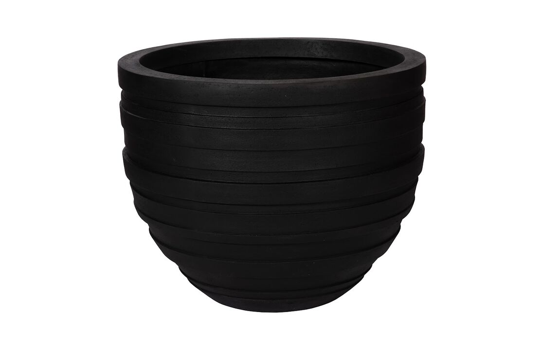 June Medium Planter in Black