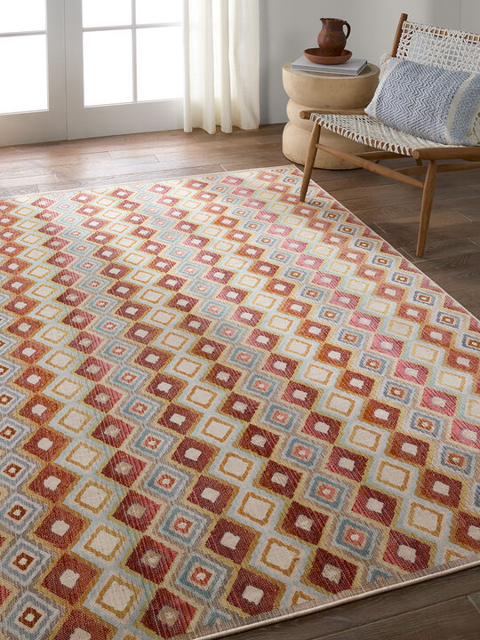 Bequest Manor Multicolor 3' x 8' Runner Rug
