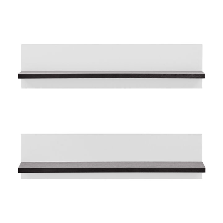 Repose Display Photo Ledge Shelf Set of 2