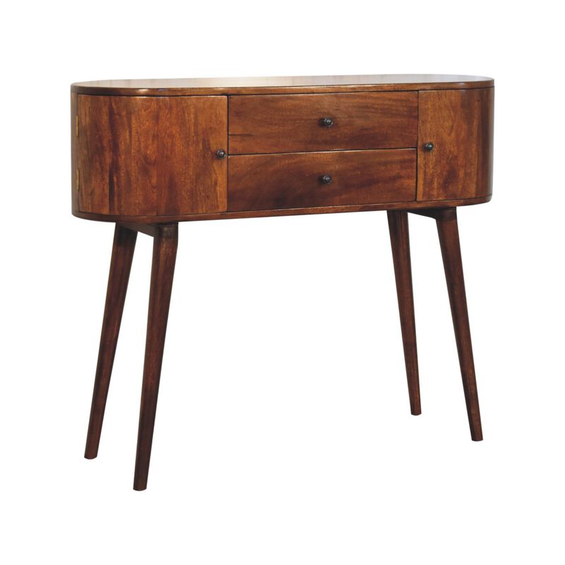 Artisan Furniture Solid Wood Grove Chestnut Console Table