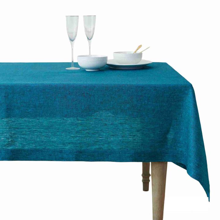 Solino Home 100% Pure Linen Dinner Napkins 20 x 20 Inch Set of 6 | Classic Hemstitch