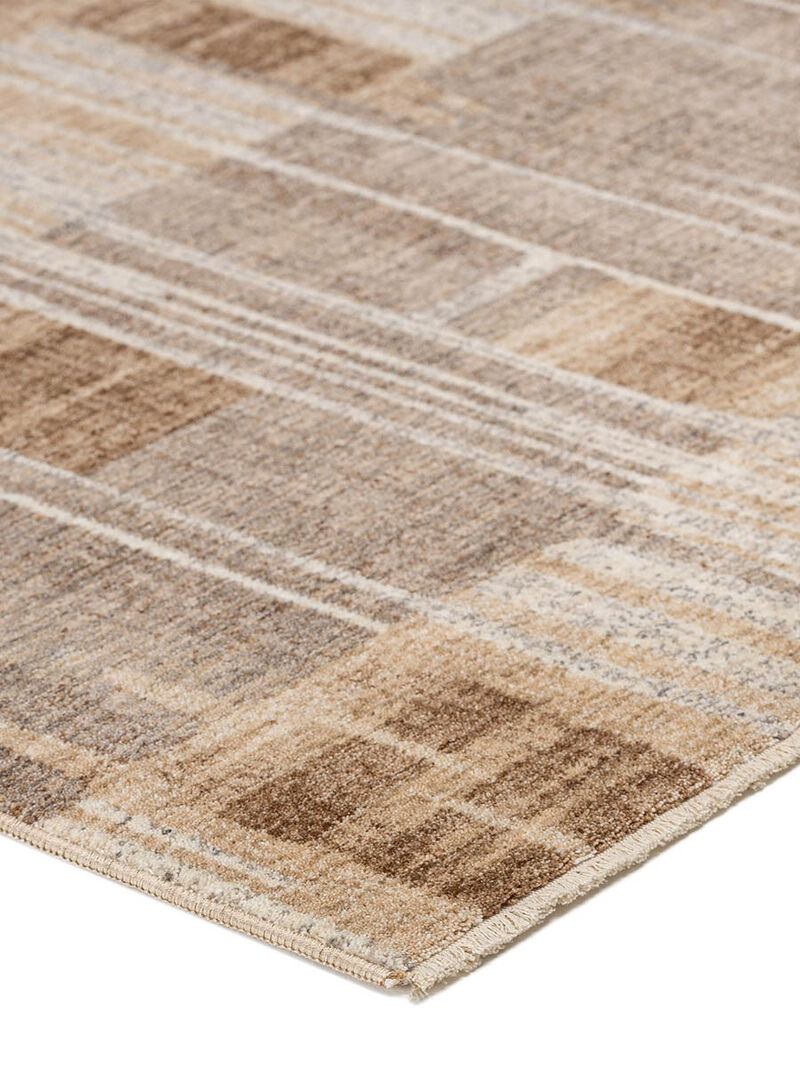 Neola NA11 Khaki 3' x 5' Rug